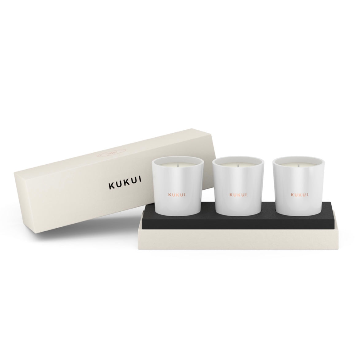 3 X DUFTKERZE SMALL, FIGUE N°33, AMBER MUSC N°43, ARVE N°54