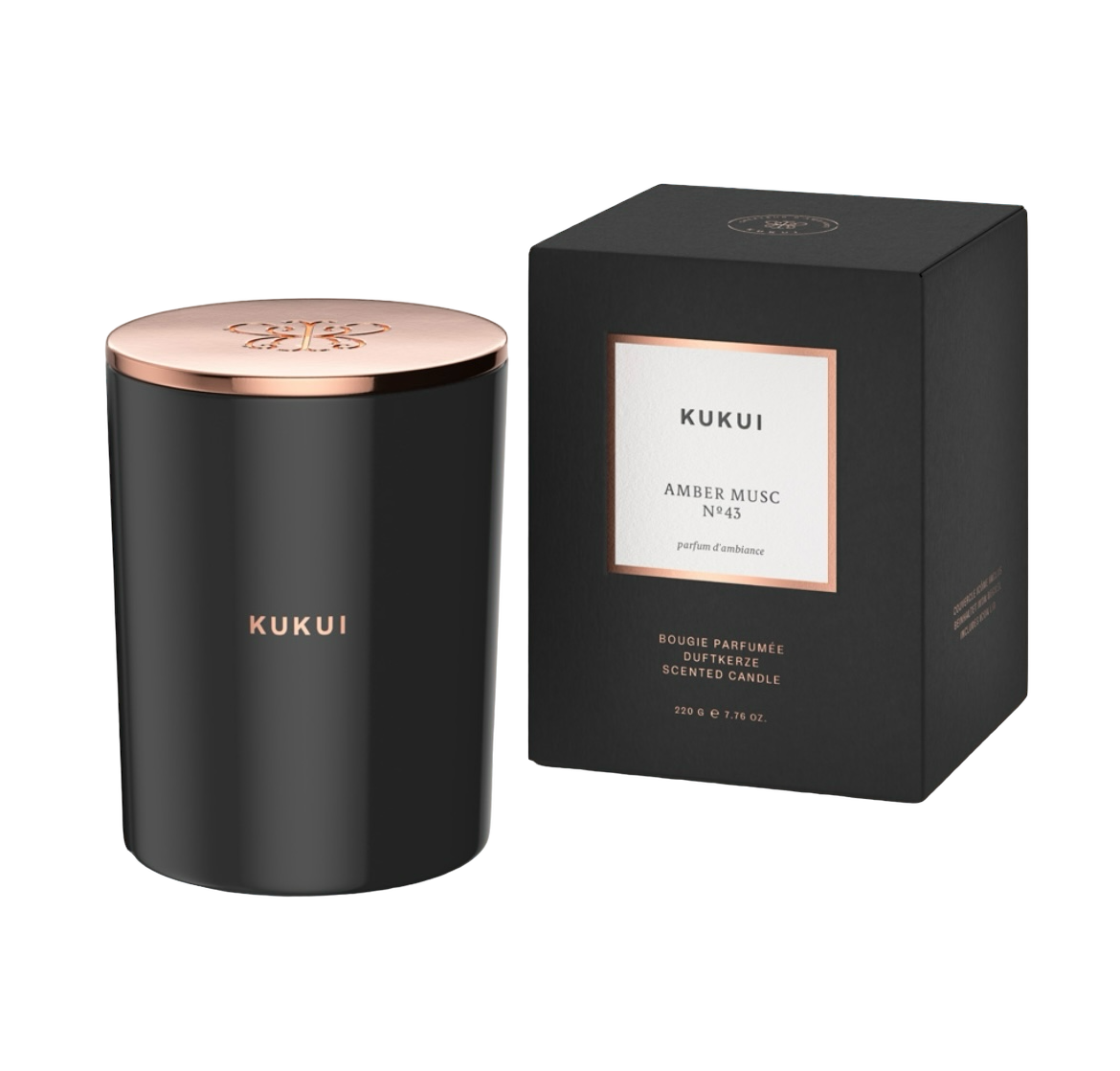 Amber  Musc N°43 Duftkerze Medium
